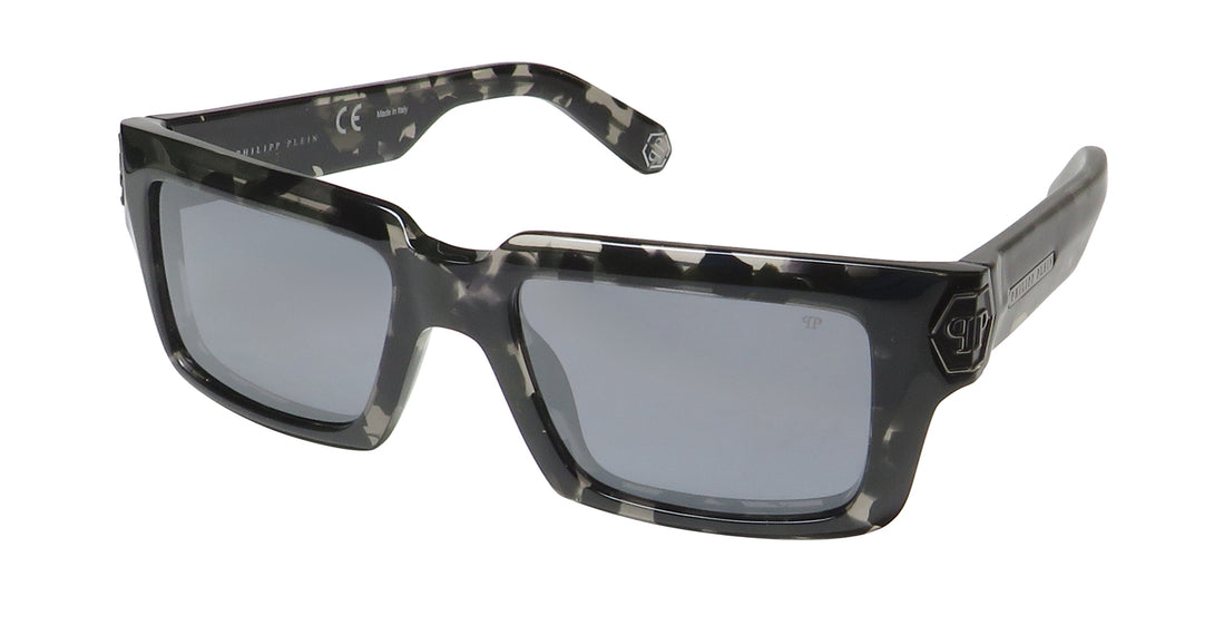 Philipp Plein Spp044 Plein Dark Shapes Sunglasses