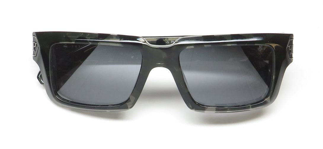 Philipp Plein Spp044 Plein Dark Shapes Sunglasses